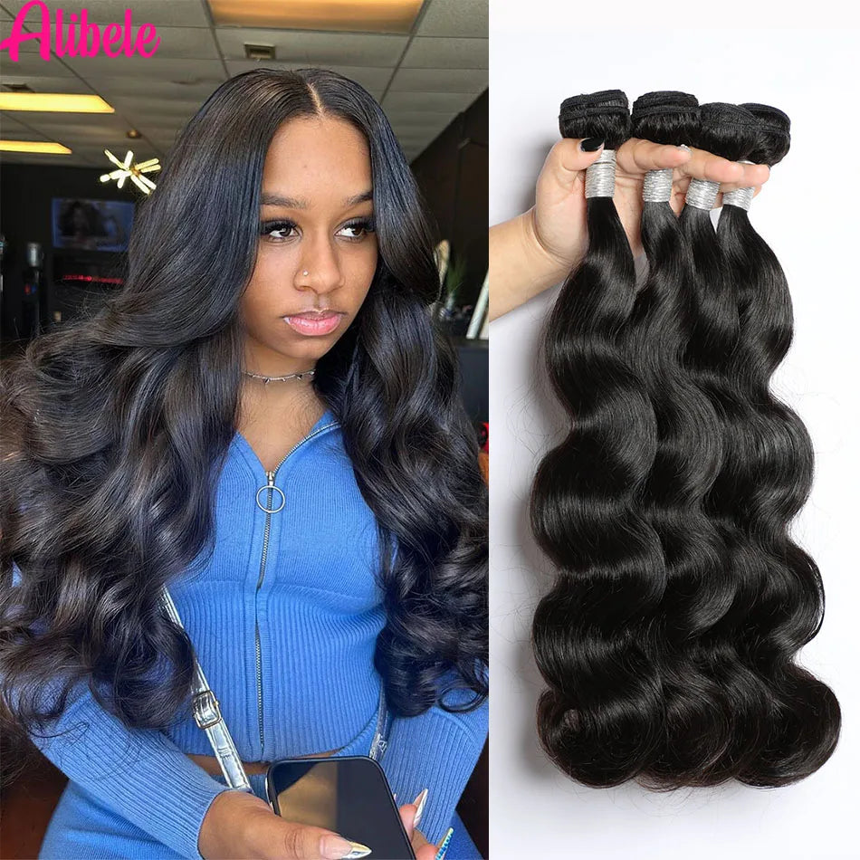 Tissage Body Wave Malaisien – Qualité 15A Super Double Drawn